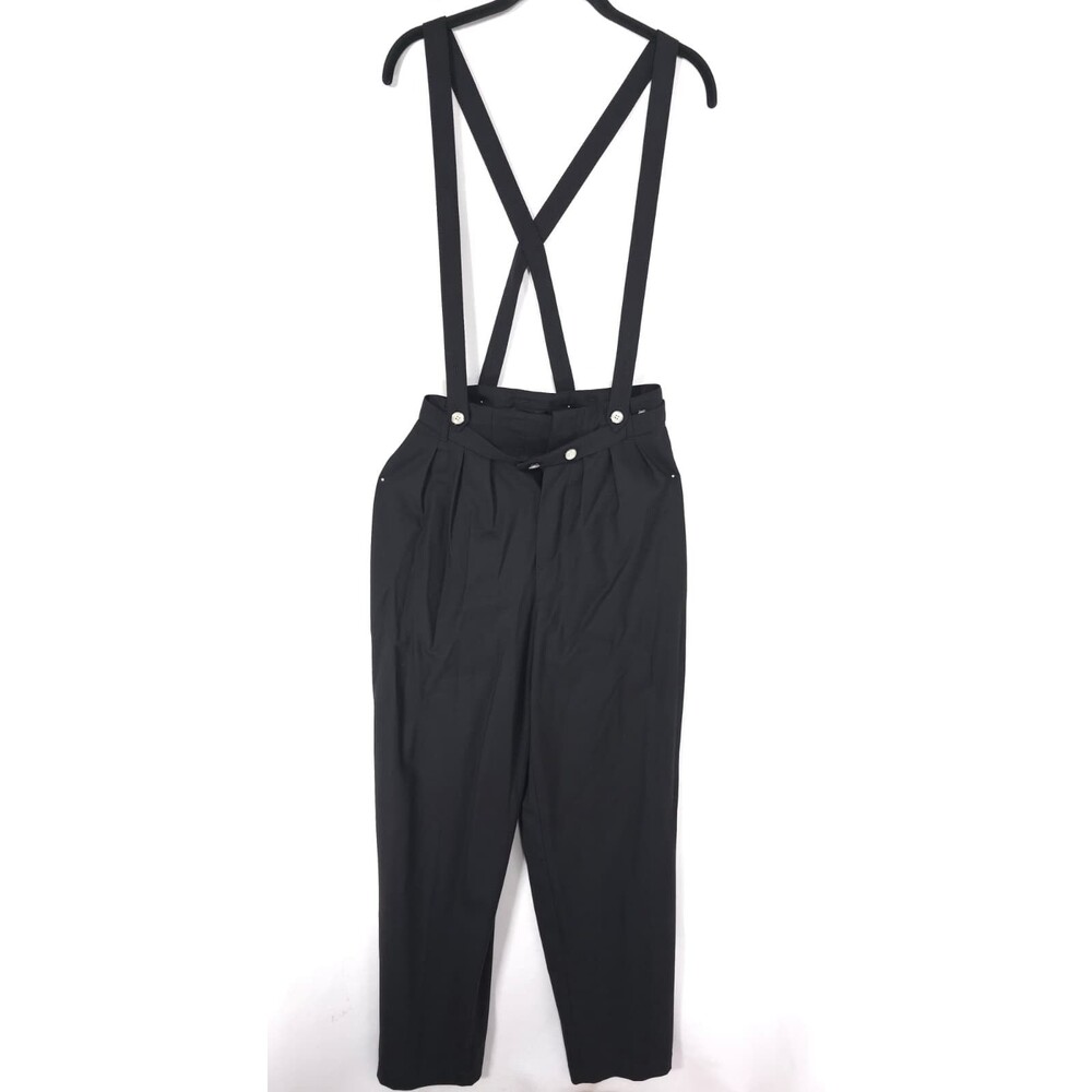 MARC BY MARC JACOBS Women's New Trousers Suspender Pleated 4 Wool Blend M4003223